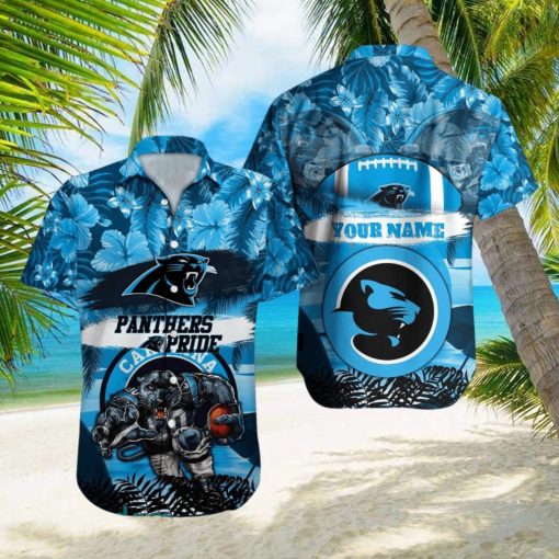 Carolina Panthers NFL Hawaiian shirt Custom Name Summer Gift