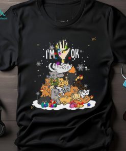 Cat Christmas Tree Gift Xmas Shirt