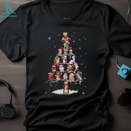 Cat Christmas Tree Shirt