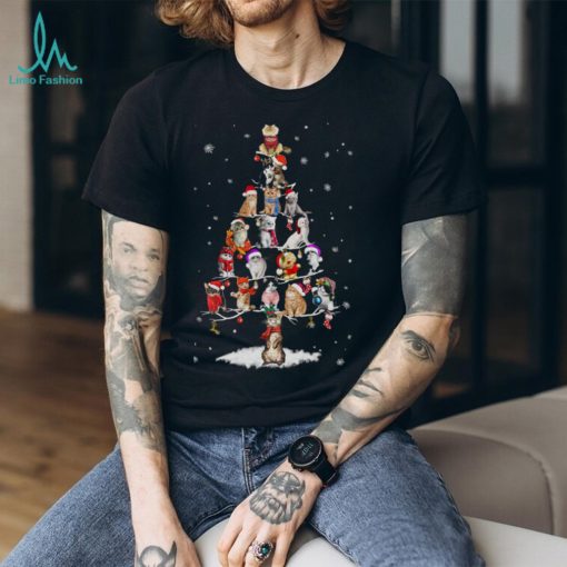 Cat Christmas Tree Shirt