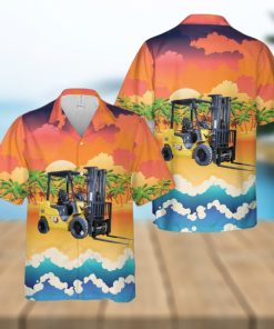 Cat Diesel Forklift 1.5 3.5 Tonne Hawaiian Shirt