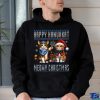 Cincinnati Bengals Santa Hat Christmas Lights T Shirt