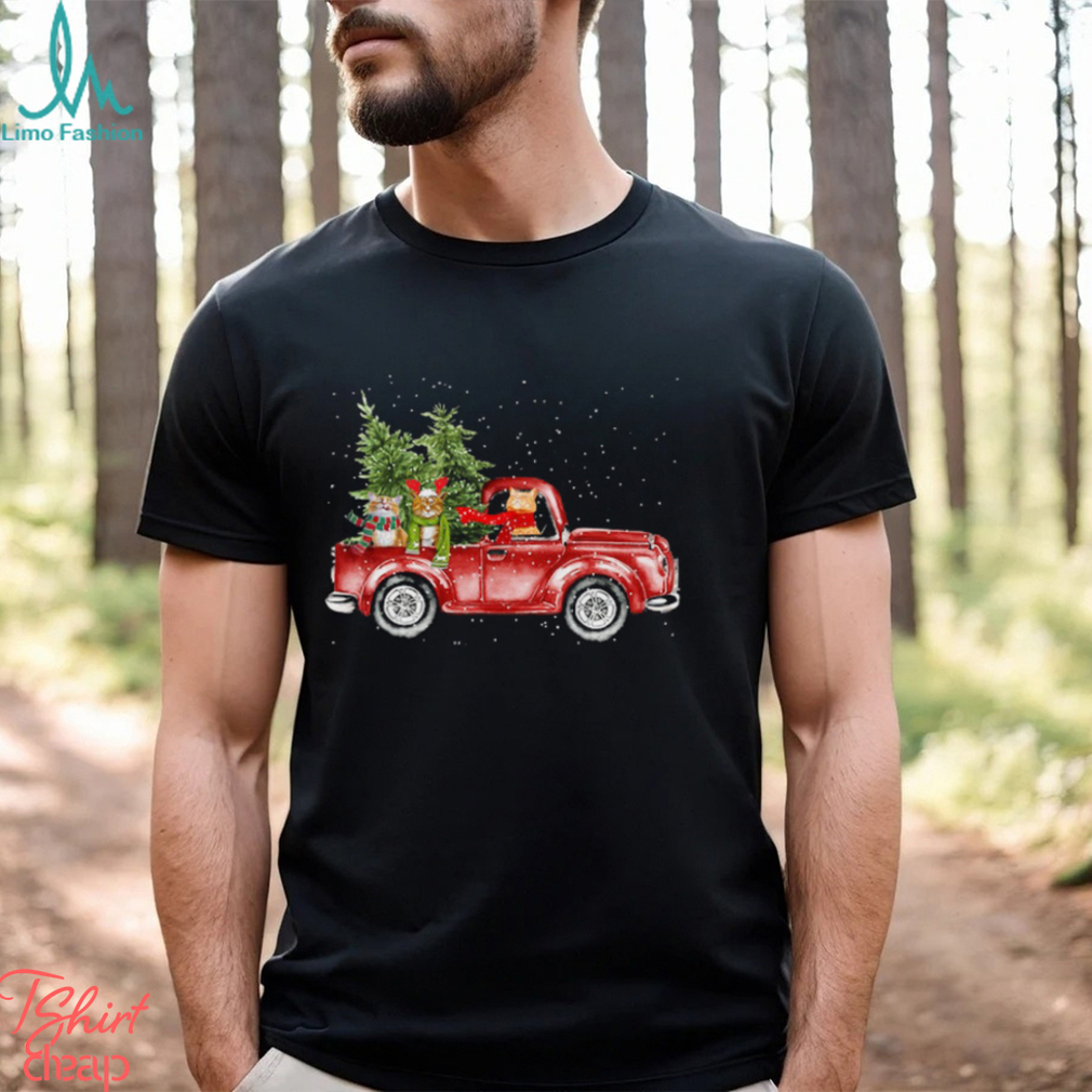 Cat truck xmas Shirt Cat truck xmas Shirt