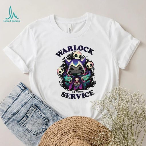 Cat warlock at your service shirt