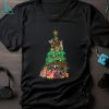 Jolly Hockey Cat Christmas T shirt