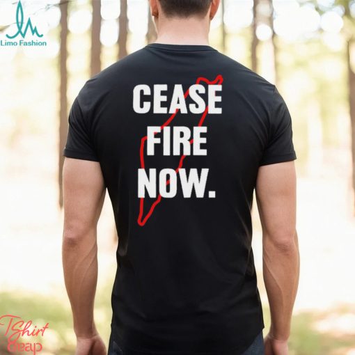 Cease Fire Now Free Palestine Shirt