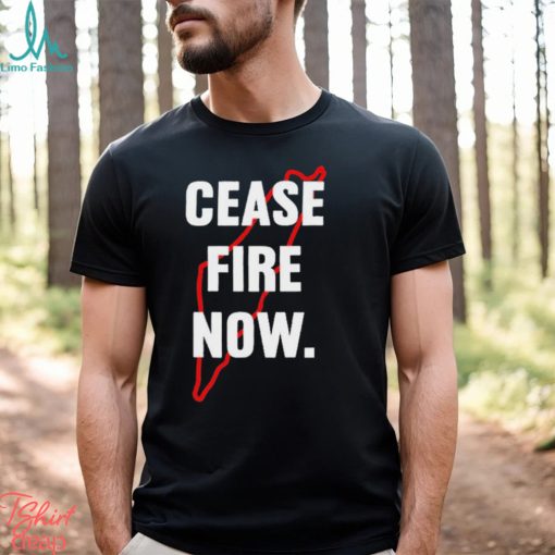 Cease Fire Now Free Palestine Shirt