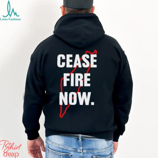 Cease Fire Now Free Palestine Shirt