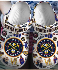 Celebrate Basketball Fever Denver Nuggets National Basketball Association Themed Comfort Clog Footwear