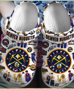 Celebrate Basketball Fever Denver Nuggets National Basketball Association Themed Comfort Clog Footwear