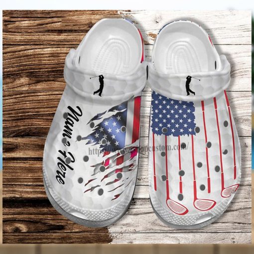 Celebrate Sports Enthusiasm Father’s Day 2022 Golf Inspired Clog Shoes