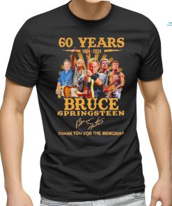 Celebrating 60 Years 1964 – 2024 of Bruce Springsteen’s Singing Career Thank You For The Memories Shirt