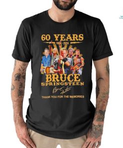 Celebrating 60 Years 1964 – 2024 of Bruce Springsteen’s Singing Career Thank You For The Memories Shirt, hoodie, sweater, long sleeve and tank top Celebrating 60 Years 1964 – 2024 of Bruce Springsteen’s Singing Career Thank You For The Memories Shirt