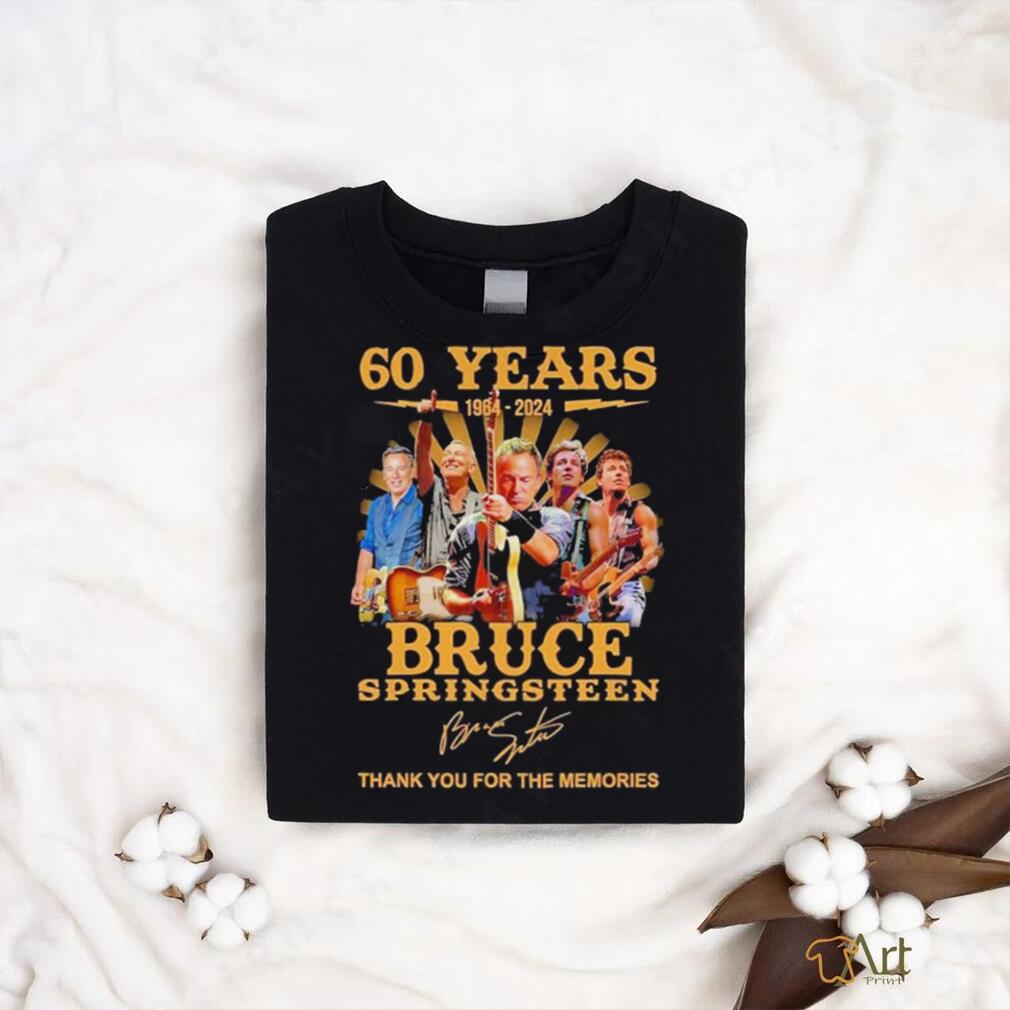 Celebrating 60 Years 1964 – 2024 of Bruce Springsteen’s Singing Career Thank You For The Memories Shirt Celebrating 60 Years 1964 – 2024 of Bruce Springsteen’s Singing Career Thank You For The Memories Shirt