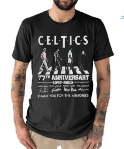 Celtics 77th Anniversary 1946 – 2023 Thank You For The Memories T Shirt