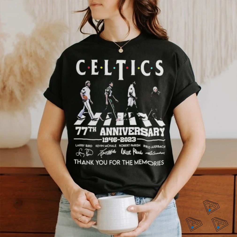 Celtics 77th Anniversary 1946 – 2023 Thank You For The Memories T Shirt Celtics 77th Anniversary 1946 – 2023 Thank You For The Memories T Shirt