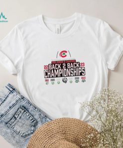 Central Catholic football 2023 Division III Champions back 2 back shirt
