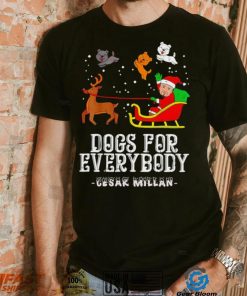 Cesar Millan dog for everybody paw Merry Christmas shirt