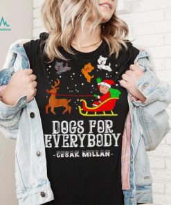 Cesar Millan dog for everybody paw Merry Christmas shirt