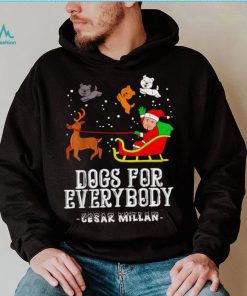 Cesar Millan dog for everybody paw Merry Christmas shirt