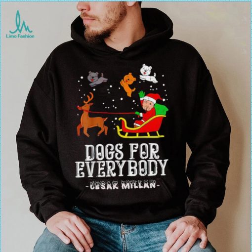 Cesar Millan dog for everybody paw Merry Christmas shirt