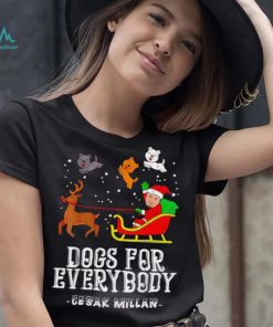 Cesar Millan dog for everybody paw Merry Christmas shirt