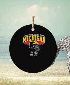 Champion University of Michigan Football Youth College Football Playoff 2024 Rose Bowl Game Ornament