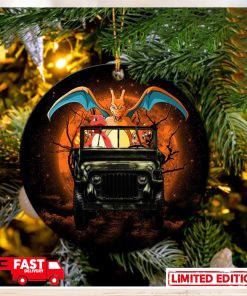 Charizard Charmender Drive Jeep Halloween Moonlight Perfect Gift For Holiday Ornament