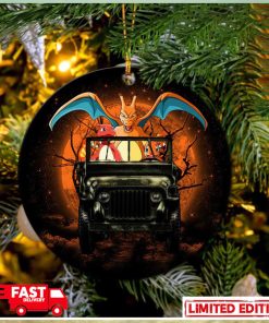 Charizard Charmender Drive Jeep Halloween Moonlight Perfect Gift For Holiday Ornament