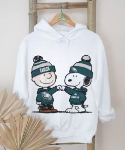 Charlie Brown And Snoopy NFL Philadelphia Eagles Football Go Eagles Cartoon Sweatshirt