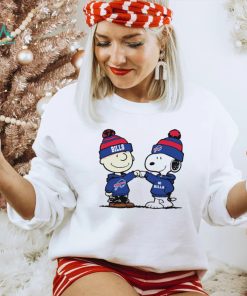 Charlie Brown and Snoopy NFL Buffalo Bills football go Bills cartoon shirt