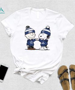 Charlie Brown and Snoopy NFL Dallas Cowboys football go Cowboys cartoon shirt