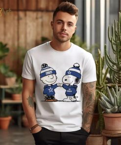 Charlie Brown and Snoopy NFL Dallas Cowboys football go Cowboys cartoon shirt