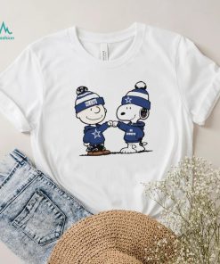 Charlie Brown and Snoopy NFL Dallas Cowboys football go Cowboys cartoon shirt