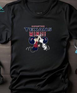 Charlie Snoopy High Five Houston Texans Win Shirt