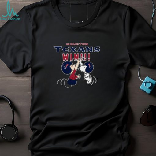 Charlie Snoopy High Five Houston Texans Win Shirt