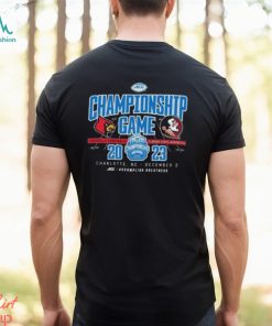 Charlotte NC 2023 Atlantic Coast Conference Championship Louisville Cardinals vs Florida State Seminoles T Shirt Hoodie