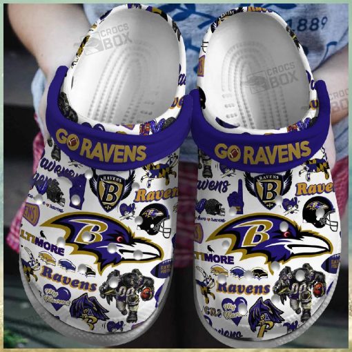 Charm City Swagger Clogs Go Ravens Crocs