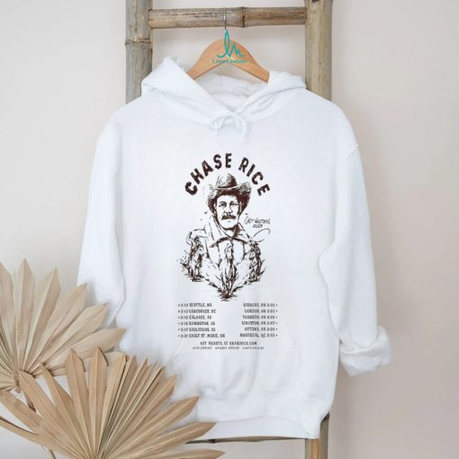 Chase Rice Tour Setlist Merch shirt