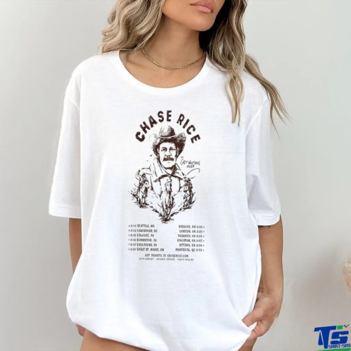 Chase Rice Tour Setlist Merch shirt