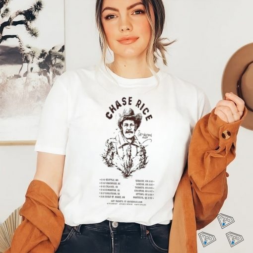 Chase Rice Tour Setlist Merch shirt