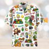 Yoshi Super Mario Movie Character Hawaiian Shirt