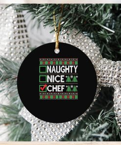 Chef Claus Christmas Ugly Sweater Chef Xmas Outfit 2022 Ornament Christmas
