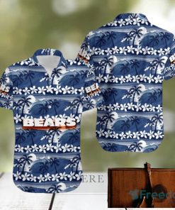 Chicago Bears Coconut Tree Pattern Hawaiian Shirt For Men Women