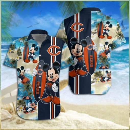 Chicago Bears Mickey Mouse Hawaiian Shirt