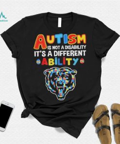 Chicago Bears NFL Autism Is Not A Disability 2024 Shirt