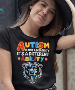 Chicago Bears NFL Autism Is Not A Disability 2024 Shirt