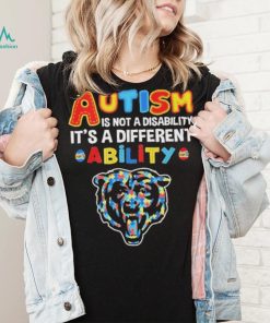 Chicago Bears NFL Autism Is Not A Disability 2024 Shirt