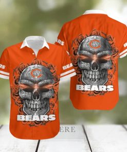 Chicago Bears Skull 3D Hawaiian Shirt Summer Collection