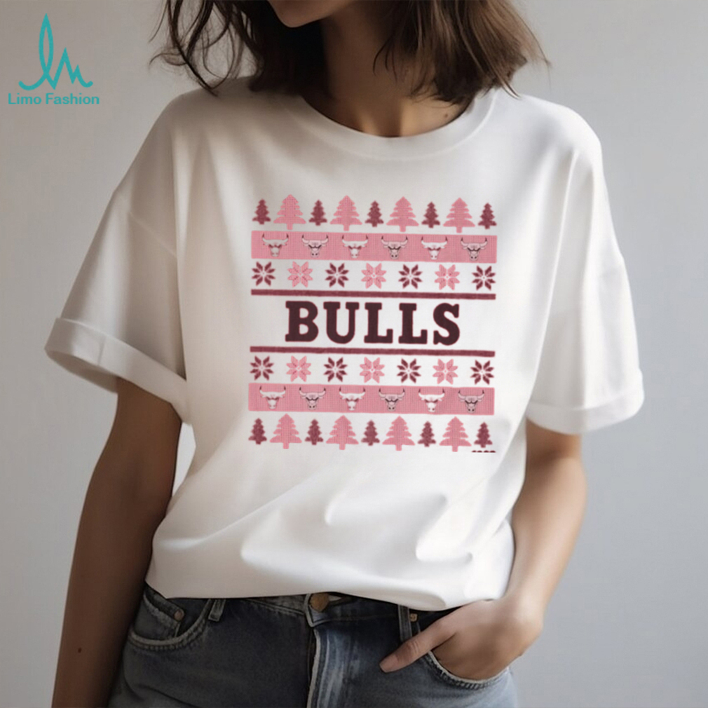 Chicago Bulls Holiday Christmas Tree T Shirt Chicago Bulls Holiday Christmas Tree T Shirt